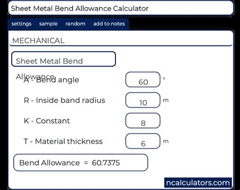 sheet metal bending radius calculation|sheet metal bending calculator free.